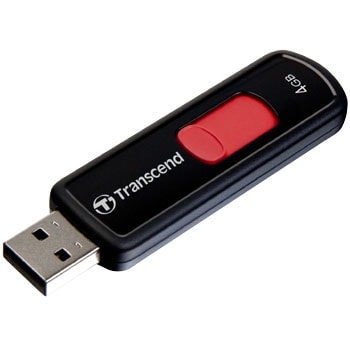 TS4GJF500 スライド式USBメモリー 1個 トランセンド 【通販モノタロウ】