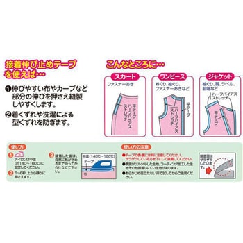接着伸び止めテープ 平テープタイプ キャプテン