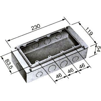 Ds4914k 4コ用スイッチボックス カバー付 1個 パナソニック Panasonic 通販サイトmonotaro