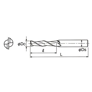 GSX21600C-4D GSX MILL 2枚刃 4D 1本 NACHI(不二越) 【通販サイト