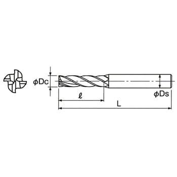 GSX42000C-4D GSX MILL 4枚刃 4D 1本 NACHI(不二越) 【通販サイト