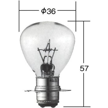 二輪車前照灯 12V KOITO