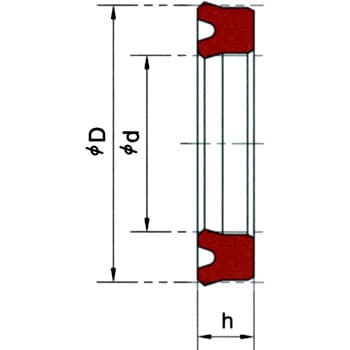 パッキン USH型 内径35.5mm外径45.5mm