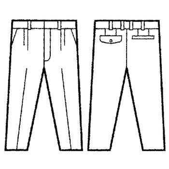 41501 ツータックパンツ(秋冬用) 自重堂