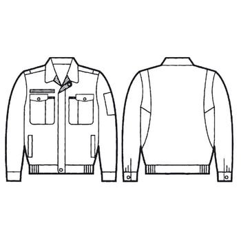 45000 長袖ブルゾン(春夏用) 自重堂