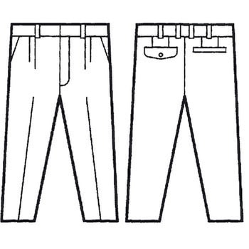 45001 ツータックパンツ(春夏用) 自重堂