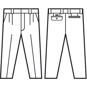 80101 防汚・制電 エコ3バリュー ツータックパンツ(秋冬用) 自重堂