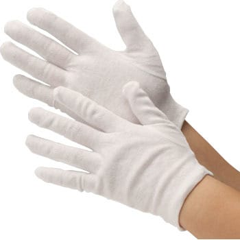 作業手袋 品質管理用 綿スムス マチなし モノタロウ