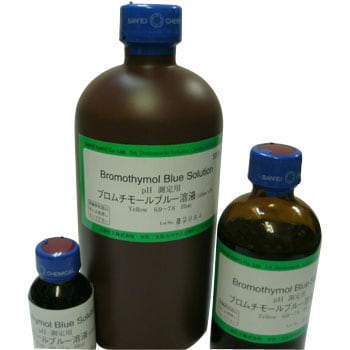 ブロモチモールブルー C27H28Br2O5S 0.1重量%水溶液 28.3495g BTB溶液 pH指示薬 ブロムチモールブルー 有機化合物標本