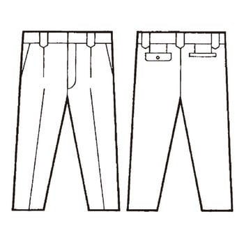 40101 [製品制電]ワンタックパンツ(秋冬用) 自重堂
