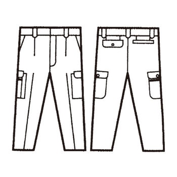 40102 [製品制電]ワンタックカーゴパンツ(秋冬用) 自重堂