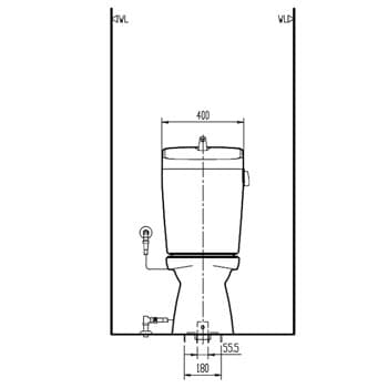 DT-V180HU/BN8 手洗い付タンク 1台 LIXIL(INAX) 【通販モノタロウ】