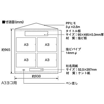 フリー掲示板 屋内用 ユニット 【通販モノタロウ】