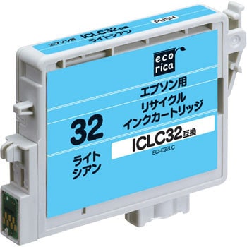 ECI-E32LC リサイクルインク EPSON対応 IC32 1個 エコリカ 【通販