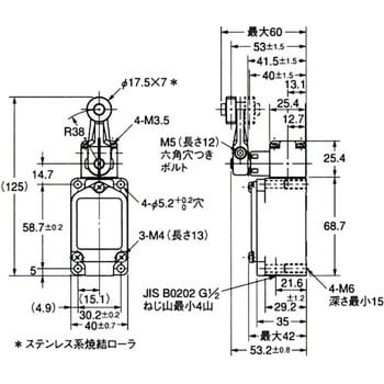 Wlca2 Th 2回路リミットスイッチ Wl 耐環境形 1個 オムロン Omron 通販サイトmonotaro