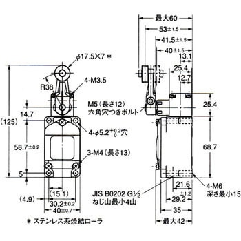 2回路リミットスイッチ WL 耐環境形 omron(オムロン)