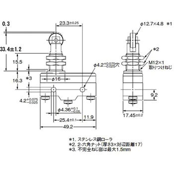 一般用基本スイッチ Z 基準形 omron(オムロン)