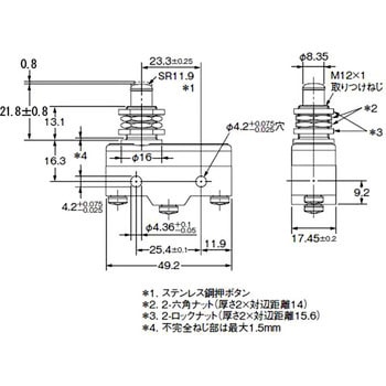 一般用基本スイッチ Z 基準形 omron(オムロン)