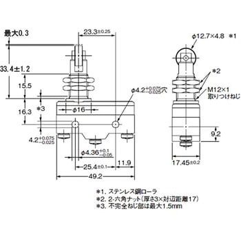 一般用基本スイッチ Z 基準形 omron(オムロン)