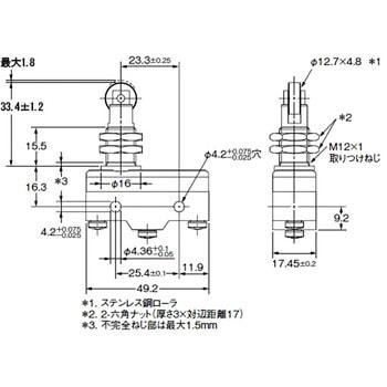一般用基本スイッチ Z 基準形 omron(オムロン)