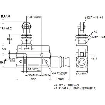 一般用基本スイッチ Z 基準形 omron(オムロン)
