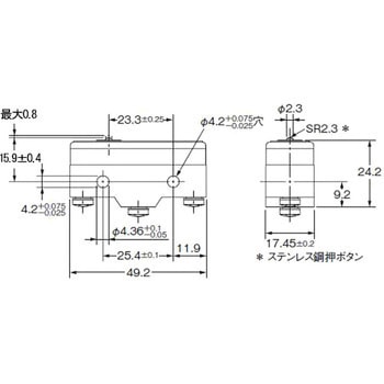 一般用基本スイッチ Z 基準形 omron(オムロン)