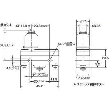 一般用基本スイッチ Z 基準形 omron(オムロン)