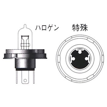 2輪車用スタンダードハロゲン PH6E 12V M&H