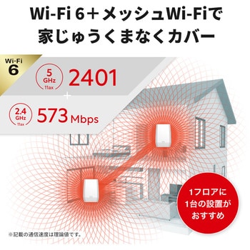 WNR-3000AX4/2SD 無線LAN親機 WiFi 11ax/ac/n/a/g/b 2401+573Mbps