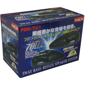 FSN-741 3WAYバスレフスピーカーシステム 1セット(2個) レミックス