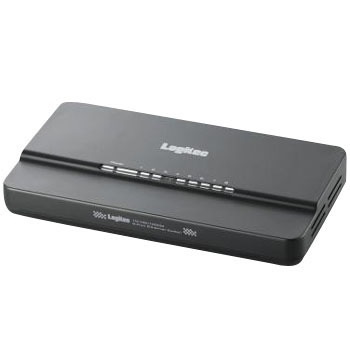 LAN-GSW08P/PA 1000BASE-TX対応スイッチングハブ 1台 ロジテック