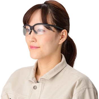 安全保護メガネ スポーティ硬化処理 二眼型 モノタロウ