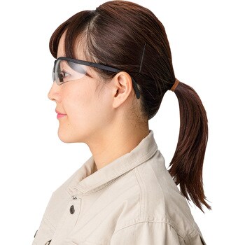 安全保護メガネ スポーティ硬化処理 二眼型 モノタロウ
