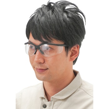安全保護メガネ スポーティ・硬化処理 二眼型 モノタロウ