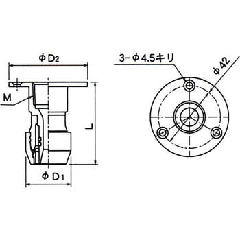 NAF13J6 プッシュマスター床立上用アダプター 1個 BRIDGESTONE 