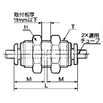 KQE06-00 隔壁用ユニオン KQE 1個 SMC 【通販モノタロウ】 KQE06-00 隔壁用ユニオン KQE 1個 SMC 【通販モノタロウ】