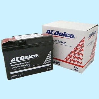 2輪用液別バッテリー(電解液注入済タイプ) ACDelco