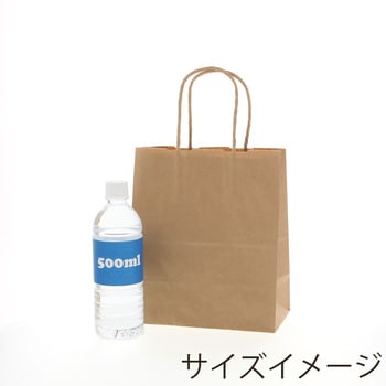 茶無地 手提げ紙袋 1箱(50枚×6パック) HEIKO 【通販モノタロウ】