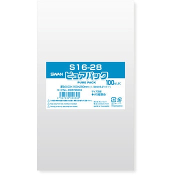 OPP袋 ピュアパック S(テープなし) シモジマ