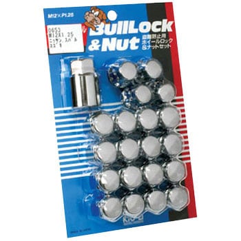 Bull Lock&Nut(盗難防止用ホイールロック&ナットセット)袋ナットタイプ 5穴用 KYO-EI