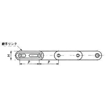 RF2060S バイピッチチェーン Sローラ形 1本 椿本チエイン 【通販サイト