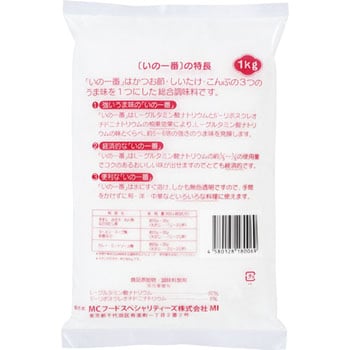 25085 いの一番 1袋(1kg) MCフードスペシャリティーズ 【通販モノタロウ】