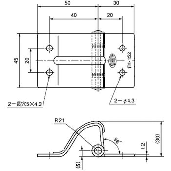 隠しクリーンヒンジ 栃木屋