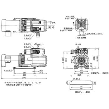 KRF40A-V-01 標準型ドライポンプ 1台 オリオン機械 【通販サイトMonotaRO】