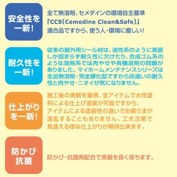 外壁のひび割れ防水用 ひび割れシール セメダイン