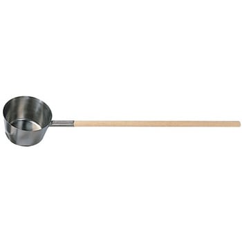 18-8 ひしゃく 平底(木柄別売) SUGICO(スギコ)