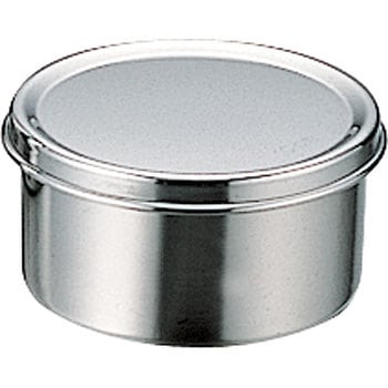 18-8 丸型調味料入れ(つまみ無) AG(赤川器物製作所)