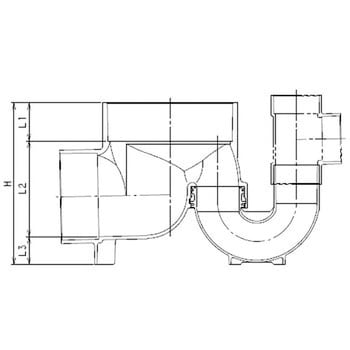 M-UTK 受口 起点トラップマス 1個 前澤化成工業 【通販サイトMonotaRO】