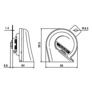 MBW-2E21B エアーバレット ミツバサンコーワ 1セット(2個) MBW-2E21B