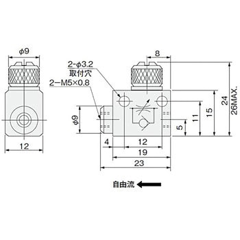 KOGANEI製 電磁弁丸型シリーズ スピードコントローラ 売って買う